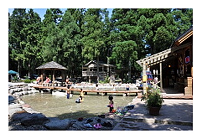 キャンプ・アンド・キャビンズ那須高原のキャンプ場の風景