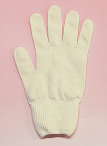 [004] 綿のびのび手袋 生成 紳士用Lサイズ