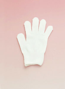 [008] 綿のびのび手袋 晒 幼児用